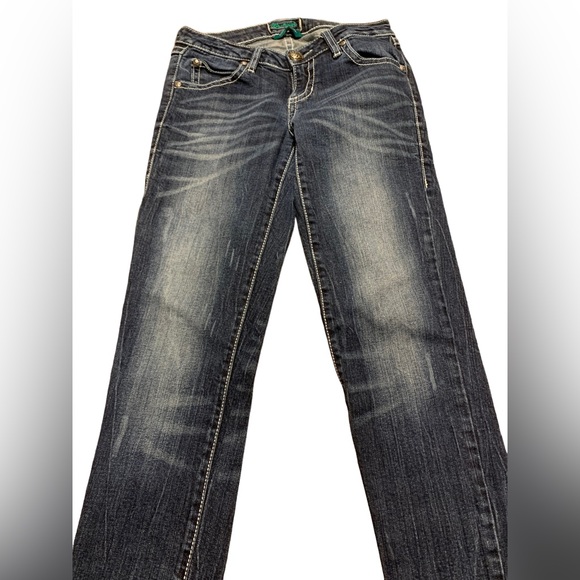 Wrangler Premium Patch Ultra Low Rise Skinny Jeans - Picture 4 of 8